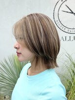 ヘアーデザイニングアリュール(Hair Desining ALLUЯE)&nbsp;海外風ハイライトカラー