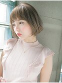 ハイトーンキャラメルボブ☆relian青山
