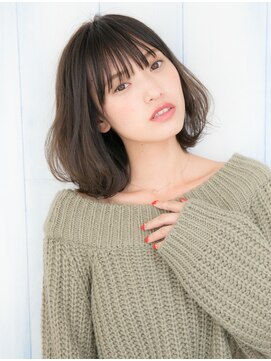 サンド 銀座(sand) ノーブルクラシカルロブ風バレイヤージュデジタルパーマショート