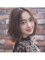 エストリア 栄店(ESTREA)&nbsp;30代40代に人気　小顔ふんわりくびれ無造作カールセミディ