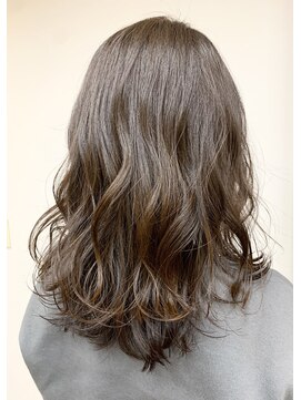 トップヘアー 玉島店(TOP HAIR) 《TOPHAIR玉島/ぴーち》艶×透明感×モテミディヘア