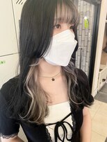 ヴィークス ヘア(vicus hair) ((chinatsu))BLACK × White beige