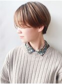 【morio原宿】ハンサムショート前髪無し　顔周りこだわりカット