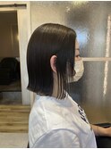切りっぱなしボブ