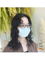 アクセヘアー 町田(acce hair)&nbsp;ロングヘアのウェーブパーマ