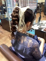 カノン 前橋川原店(Kanon) ヘアセット　ポニースタイル