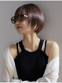 暖色カラー/小顔カット/顔まわりカット/インナーカラー