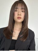 ハイライトカラーグレージュベージュケアブリーチダブルカラー