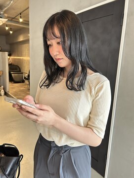 ソイリウム 下北沢(soi rium) アディクシーカラー_透明感のある暗髪