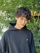 ルービック 江坂(Rubik's)&nbsp;カルマパーマ/アッシュブラック/ダークアッシュ