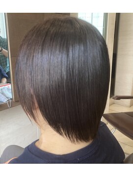 オプスヘアー 北浦和(OPS HAIR) ストレート前上がりショート