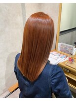 スーリール 姪浜店(Sourire)&nbsp;大人かわいいオレンジベージュ【sourire 神田】