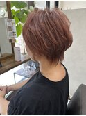 【癖】と【白髪】を生かしたショートスタイル♪