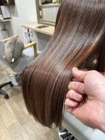 カーム(calm)&nbsp;前髪/アンブレラカラー/こなれミディ/イメチェン/ウェーブパーマ