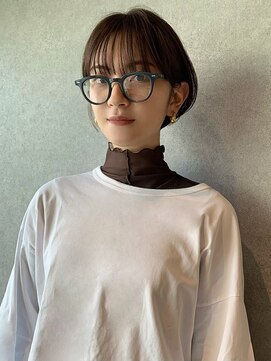 メイカ(MEIKA) 【 マッシュショート × ブラウンベージュ 】浅野美紀