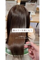 ヒライス 千歳船橋(Hiraeth)&nbsp;シアーベージュで　艶感UPの大人カラーを楽しもう