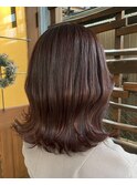 セミロングレイヤーカット
