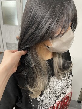 テーラヘアー 四街道店(TELA HAIR) インナーカラーシルバー