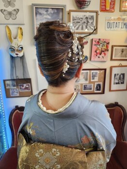くりあ ヘアメイクの写真/成人式をはじめとした、冠婚葬祭の大切な日はお任せ♪理想の姿で迎えられるようにお手伝いさせて頂きます！