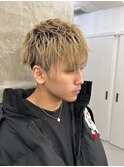 波巻きツイストスパイラルパーマ/フェザーパーマ/眉毛/メンズ