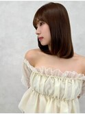 レイヤー/ネビージュ/韓国ヘア/イメチェン/縮毛矯正/中野/
