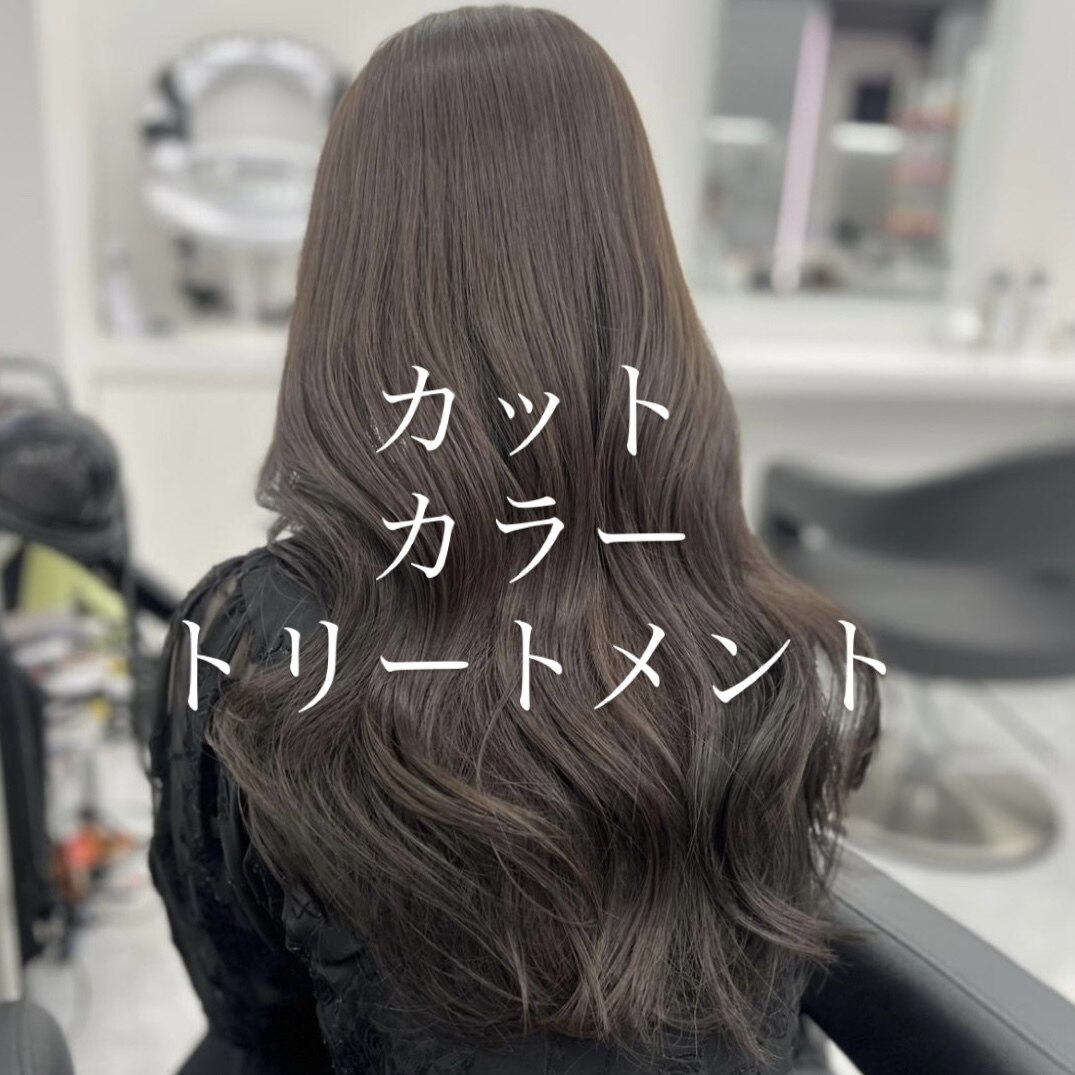 【3月限定★】カット+カラー+3stepトリートメント+ヘッドスパ　