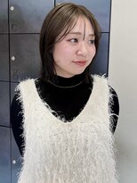 ヘアー アイス ルーチェ(HAIR ICI LUCE)&nbsp;ミニボブ/オリーブグレージュ/上田