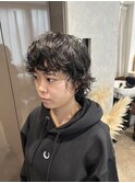 ショートウルフパーマ