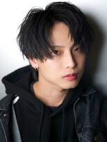 ルーシー 渋谷(LUCEY) センターパートフェザーパーマシャドウパーマメンズパーマ