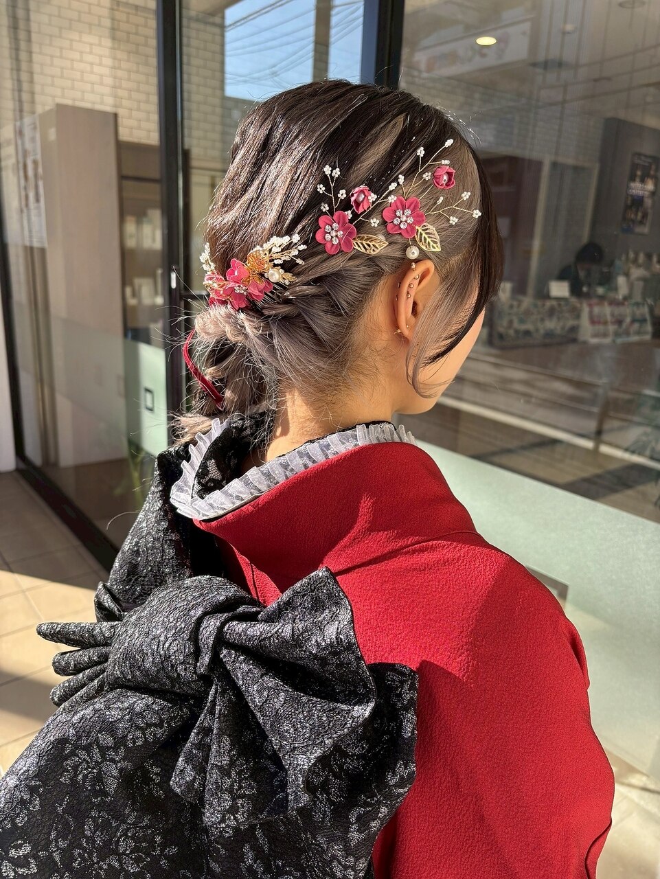 成人式 着付け ヘアセット：L270561192｜ハレル 戸塚(HAREru.)のヘア