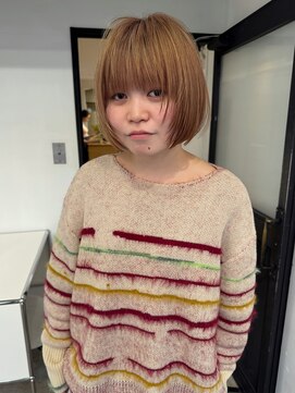 ローレン(LOREN) 黒髪/ボブルフ/ネビージュ/小顔/ワンレン/栄/髪質改善