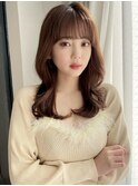 韓国風/マロンベージュ/チョコレートブラウン