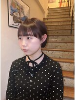 シュガー 盛岡(SUGAR)&nbsp;◯ ワンブリーチ　ラベンダー　ミニボブ ○