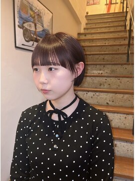 シュガー 盛岡(SUGAR) ◯ ワンブリーチ　ラベンダー　ミニボブ ○