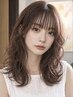 梅雨限定【大人可愛い】ダメージレスデジタルパーマ＋艶カラー＋カット