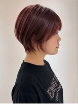 タブーセントラル(TABOO Central) ショートスタイル/カシスブラウン/Aujuaトリートメント