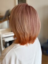 ヘアーコンセプト(HAIR CONCEPT)&nbsp;ブリーチ×オレンジヘア