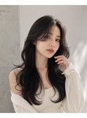 ヨシンモリ_韓国レイヤーカット顔周り調布ハッシュカット前髪