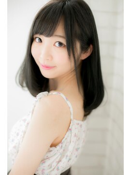 ローマ ギンザ(ROMA Ginza) 『ROMA』黒髪、暗髪モテヘアはこれ！小顔ナチュラルストレート