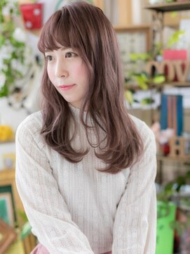 カバーヘア ブリス 大宮西口(COVER HAIR bliss) *bliss大宮*斜めバング×くせ毛風ゆるふわウェーブワンカールa