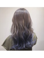 マギーヘア(magiy hair) [meyou]シルバーベージュ　ブルーグラ