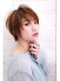 [OCEAN Hair&Life藤原純]ことりベージュベリーショート☆