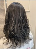 ハイライト×グレージュ