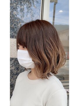 グランドール(Grandoll) ナチュラルグラデーション×カーキオレンジ