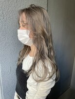 ローレンプラス 名古屋名駅店(LOREN+) 透明感髪質改善ベージュダブルカラーミルクティーグレージュ