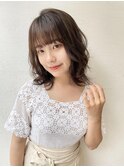 ロートーンでも透け感あるナチュラルミディ
