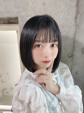 サロンドミルク 原宿(salon de MiLK) 【salon de MiLK 原宿】さらつやショートボブ