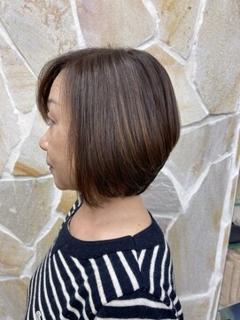 サロン ド ハル salon de HARU ナチュラルボブスタイル