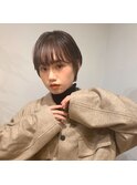 【Chill】大人かわいいホワイトアッシュクールショートパーマ