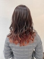 シャンスヘアアンドスパ 浦和(CHANCE hair&spa) 韓国×インナーカラー×オレンジ